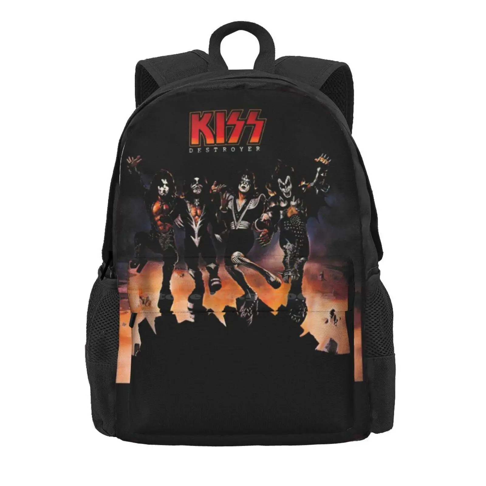 Kiss - 1976 Destroyer Hot Sale Schoolbag Backpack Fashion Bags Music Heavy Metal