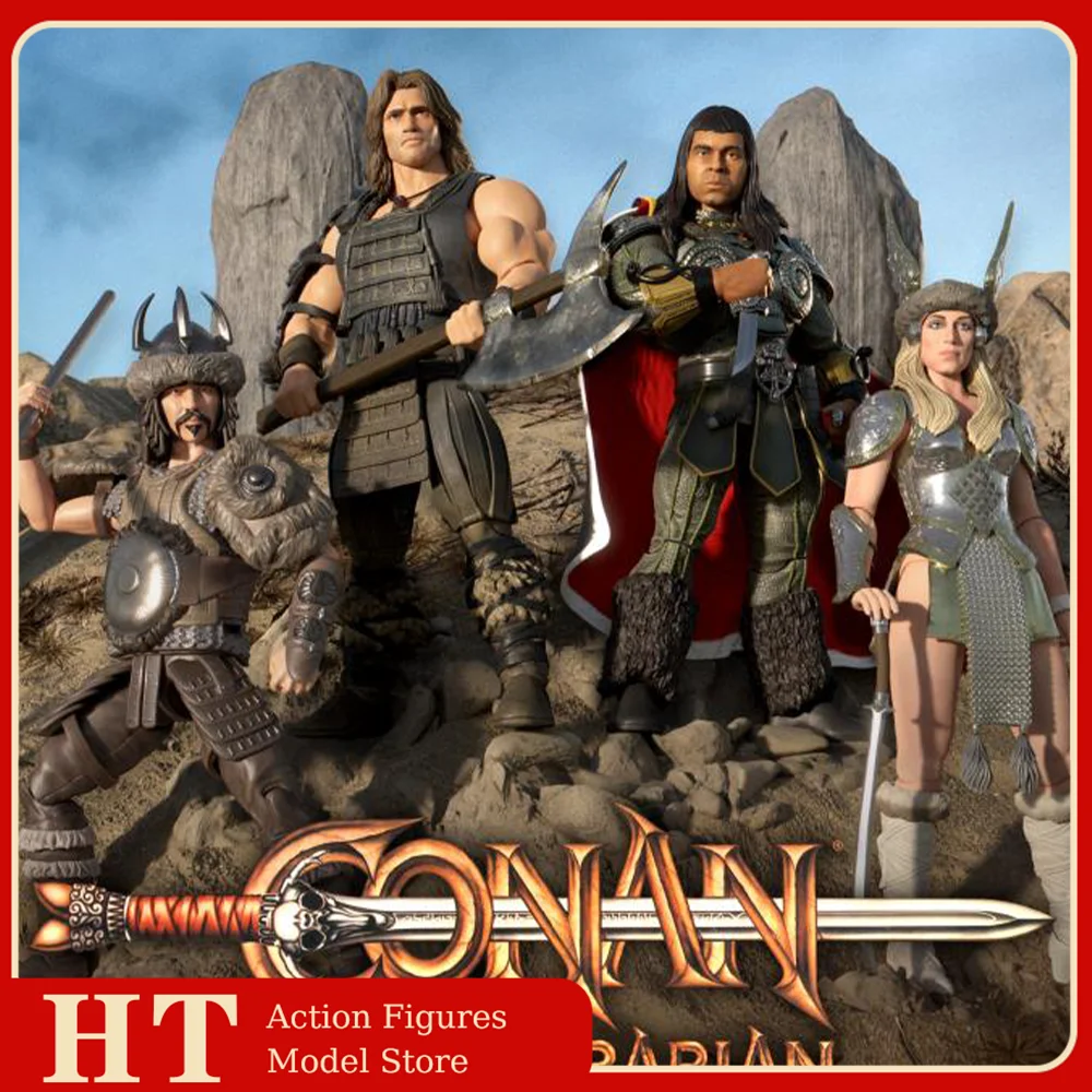 SUPER7 1/12 Scale Conan the Barbarian The Battle of Qiu Tulsa Valerie Male Warrior Full Set 7inch Action Figure Doll In Stock