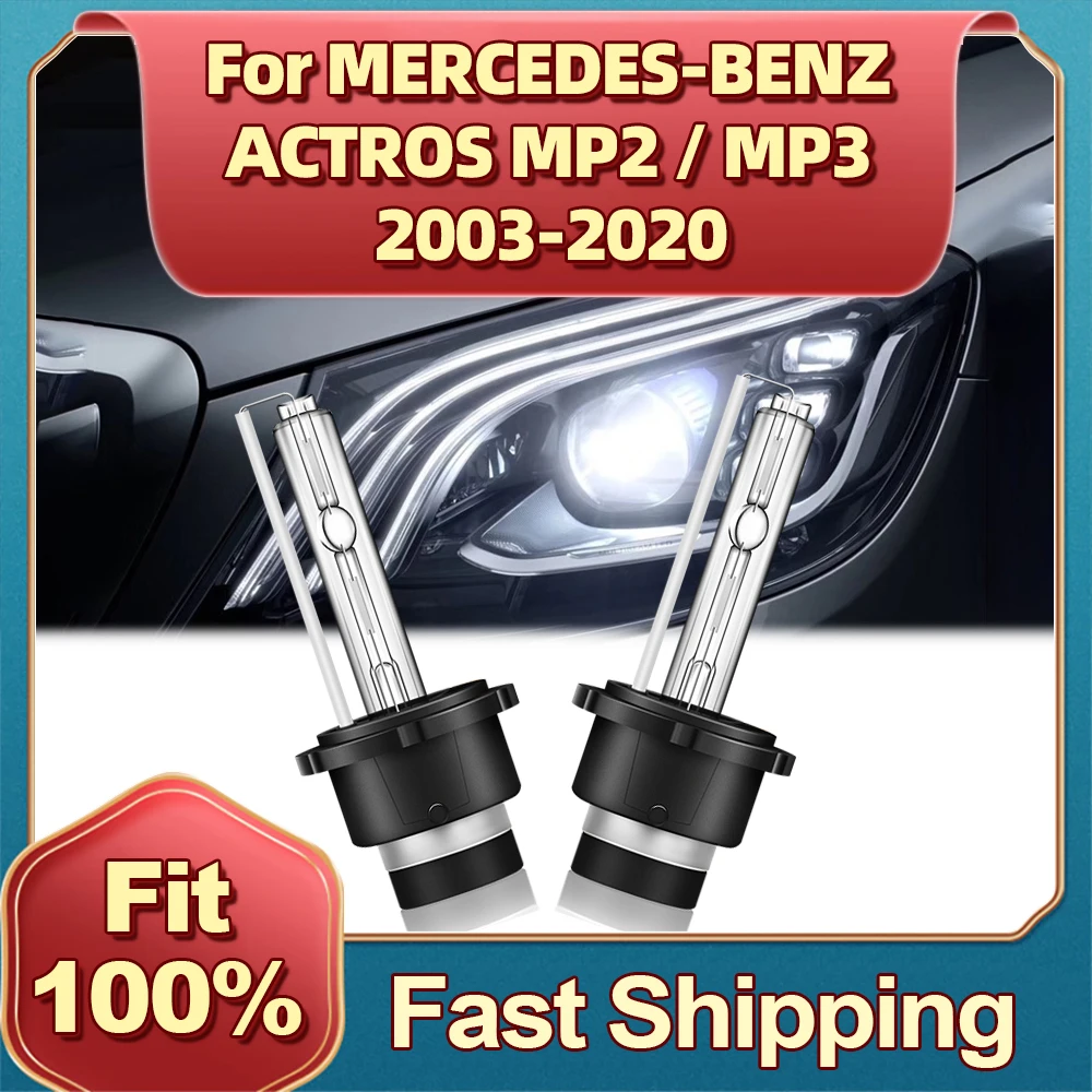 35W D2R Xenon HID Car Lights 6000K Headlight For MERCEDES-BENZ ACTROS MP2 MP3 2003 2004 2005 2006 2007 2008 2009 2010 2011-2020