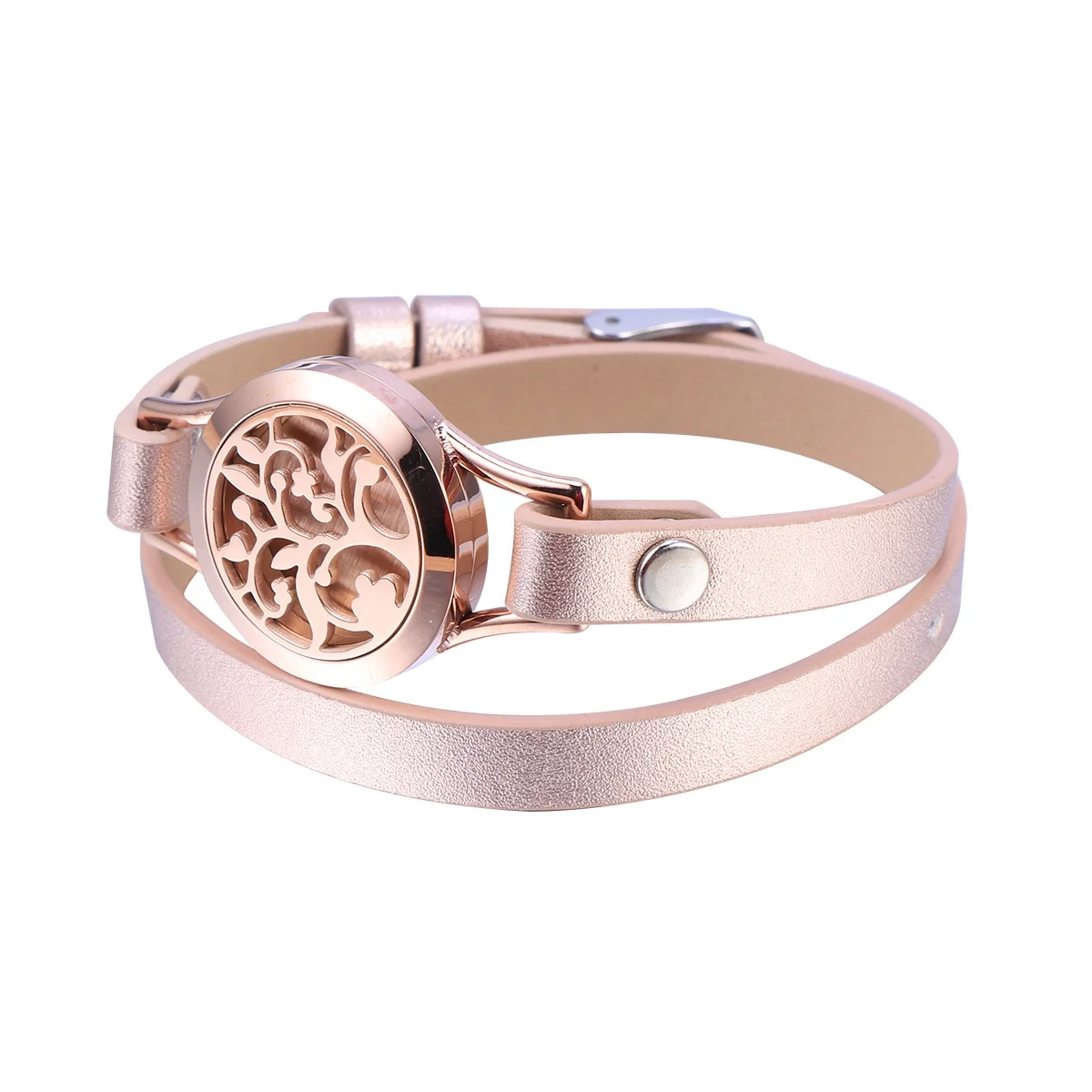 

Perfume Bracelet Aromatherapy Bangle Stainless Steel Diffuser Locket Jewelry Gift For Women Essential Oil Wearable Scent