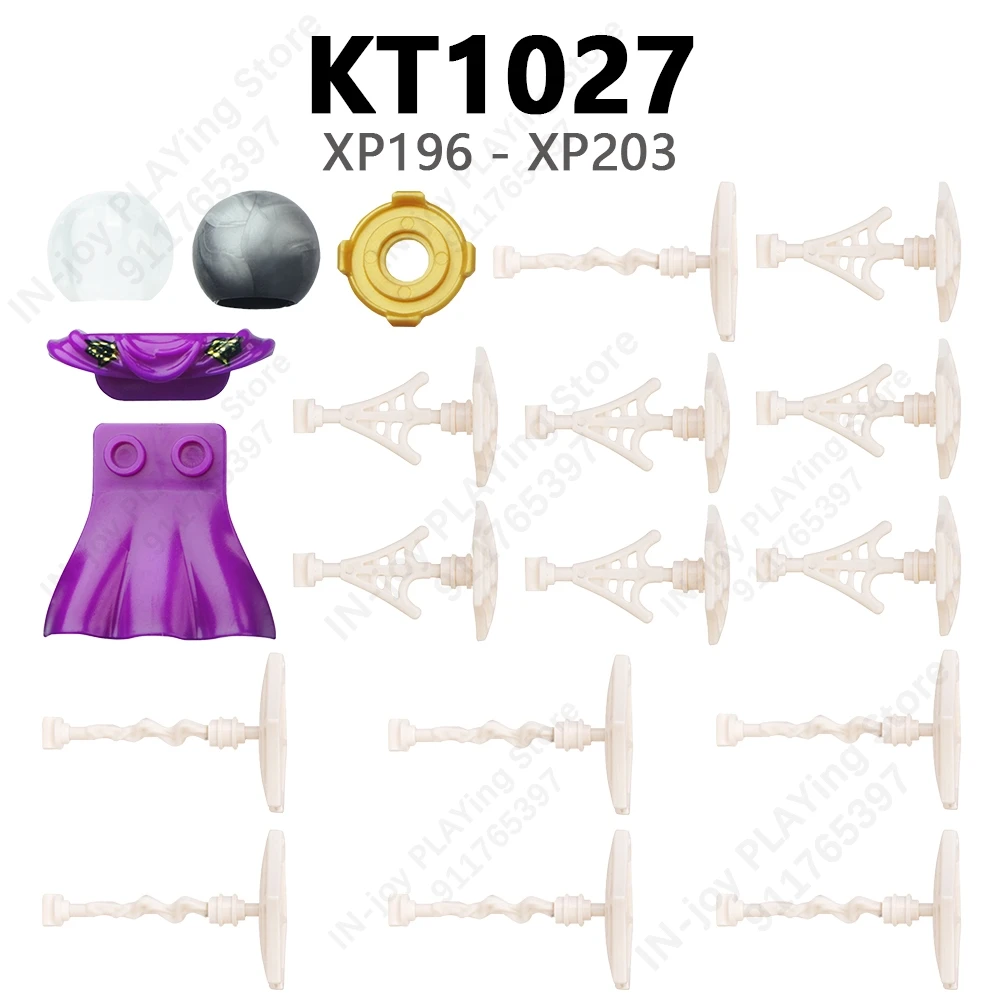 KT1027 Action Figures Bricks XP196 XP197 XP198 XP199 XP200 XP201 XP202 XP203 KORUIT Building Blocks Accessories Toy For Children