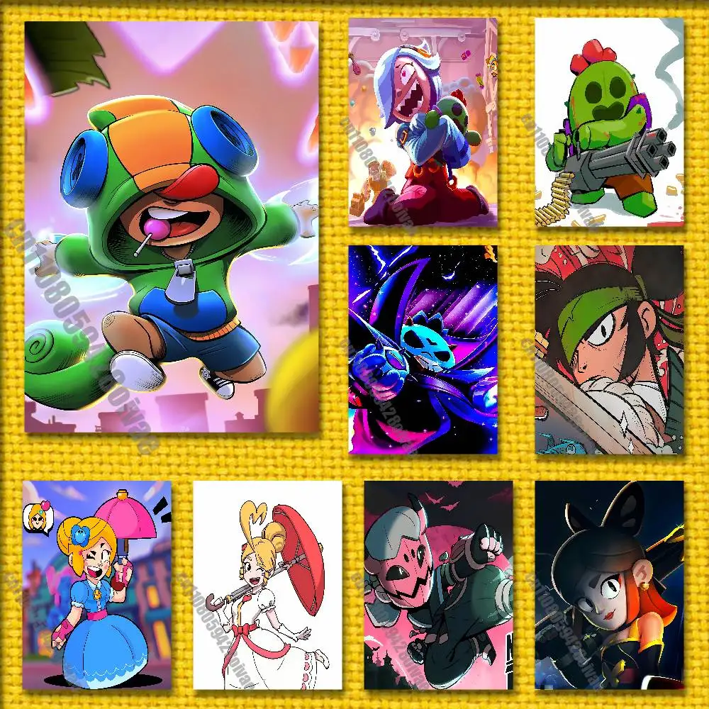 

Game B-Buzz S-Stars L-Leons S-Spike Poster Sticker For Bars 40x60cm Self-adhesive Decorative Collectibles Playbill Cover