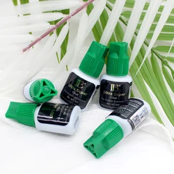 IBeauty-Fournitures de colle d'extension de cils ultra super, capuchon vert 2S, outil de maquillage adhésif, œil le plus rapide et ouvert, Corée, 5 HI