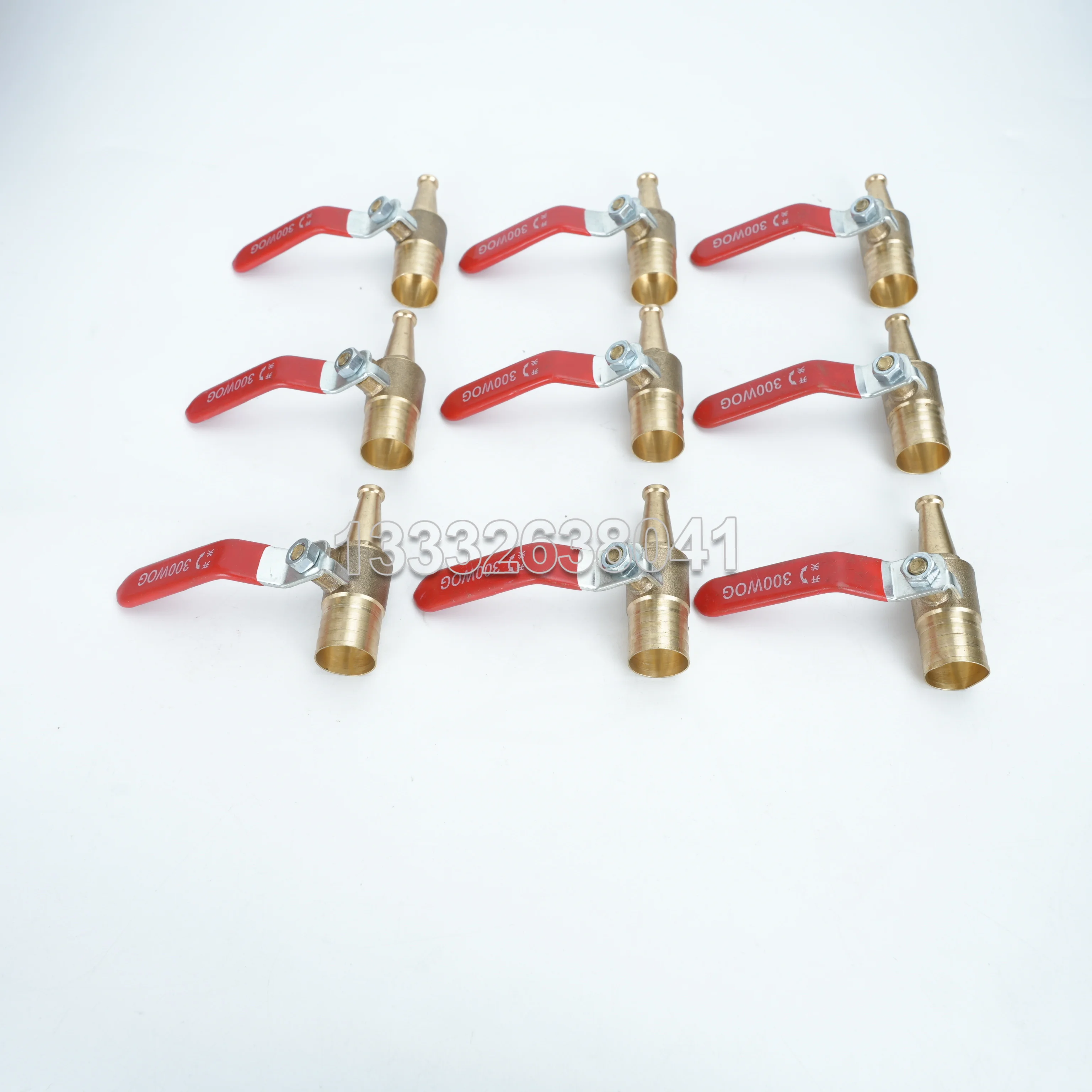 High-Pressure Copper Water Gun with Ball Valve Fire Hose Reel Nozzle Car Washing&Garden Irrigation Nozzle Firefighting Sprayer