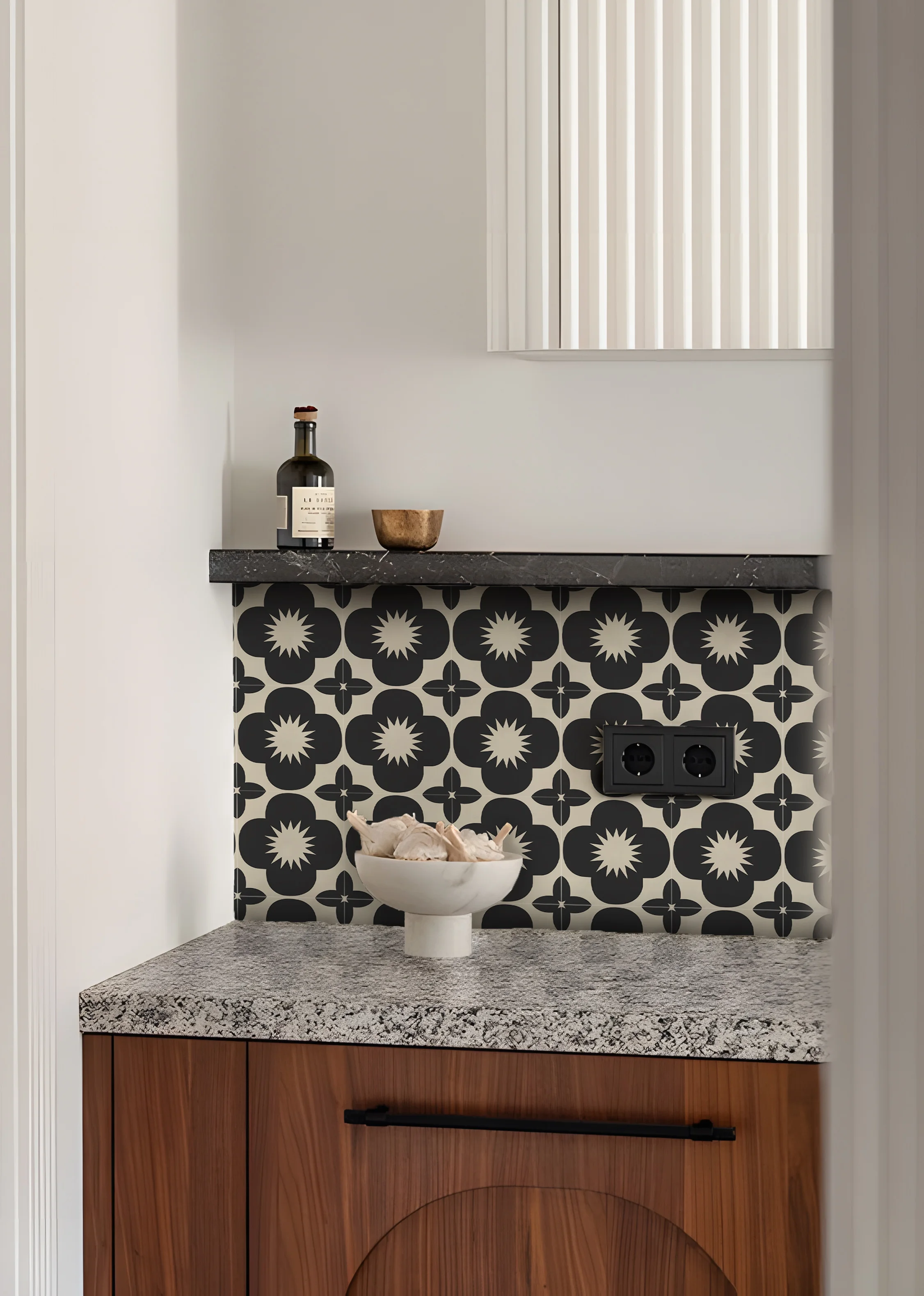 20x20cm Waterproof Peel and Stick Backsplash Tiles, Removable Self-Adhesive Vinyl Stickers for Kitchen and Wall Decoration