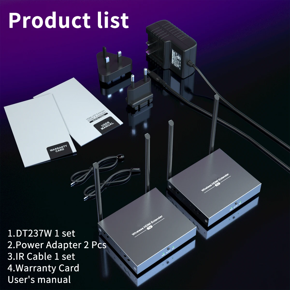 Imagem -06 - Pway 660ft 5ghz sem Fio Hdmi-extensor Compatível hd 1080p Wifi Receptor de Transmissão ir Controle Remoto para Reunião de Ensino