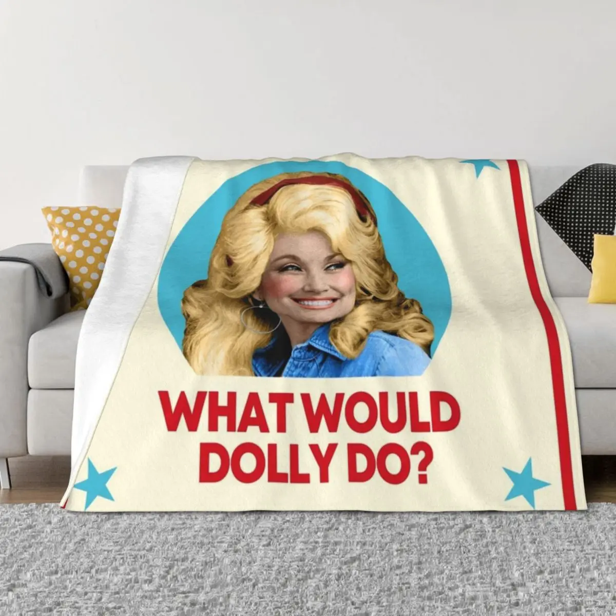 

Dolly Parton 2020 Throw Blanket Giant Sofa Summer Beddings Personalized Gift Flannel Fabric Blankets