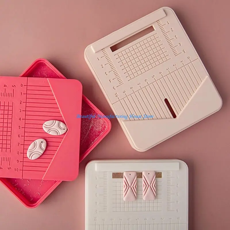 

E56A Пластиковая ювелирная коробка инструментов с пыльными отверстиями для изготовления серьги для изготовления серьги