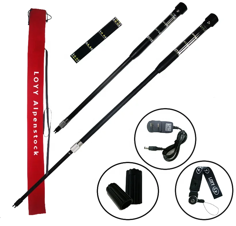 Multifunctional Adjustable Telescopic Aluminum Alloy Hiking Walking Stick Trekking Poles For Hiking Collapsible Self Defense