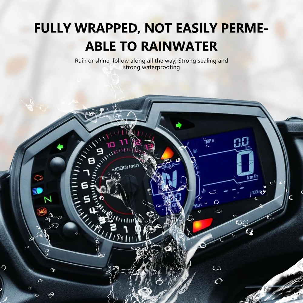 For Kawasaki Ninja 400 650 ZX-6R ZX6R ZX 6R ZX636 Motorcycle Digital Dashboard Tachometer Waterproof Speedometer Cover 2018-2023