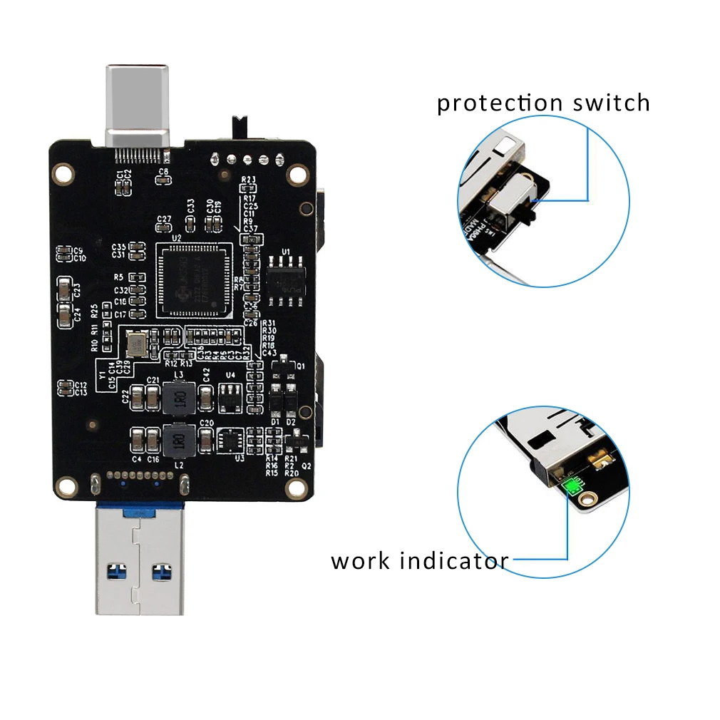 휴대용 CFExpress USB 3.1 유형 C 카드 판독기, 스마트 메모리 카드 판독기 플래시 드라이브 어댑터 CFE 10Gbit/S 지원