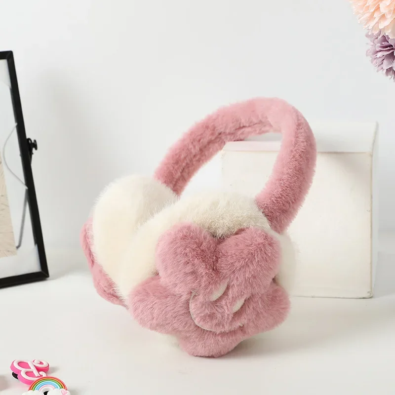 Star Earmuffs Lightweight Winter Earflap Unique Adjustable Soft Plush Cartoon Retractable Warm Ear Protection For Casual Wear