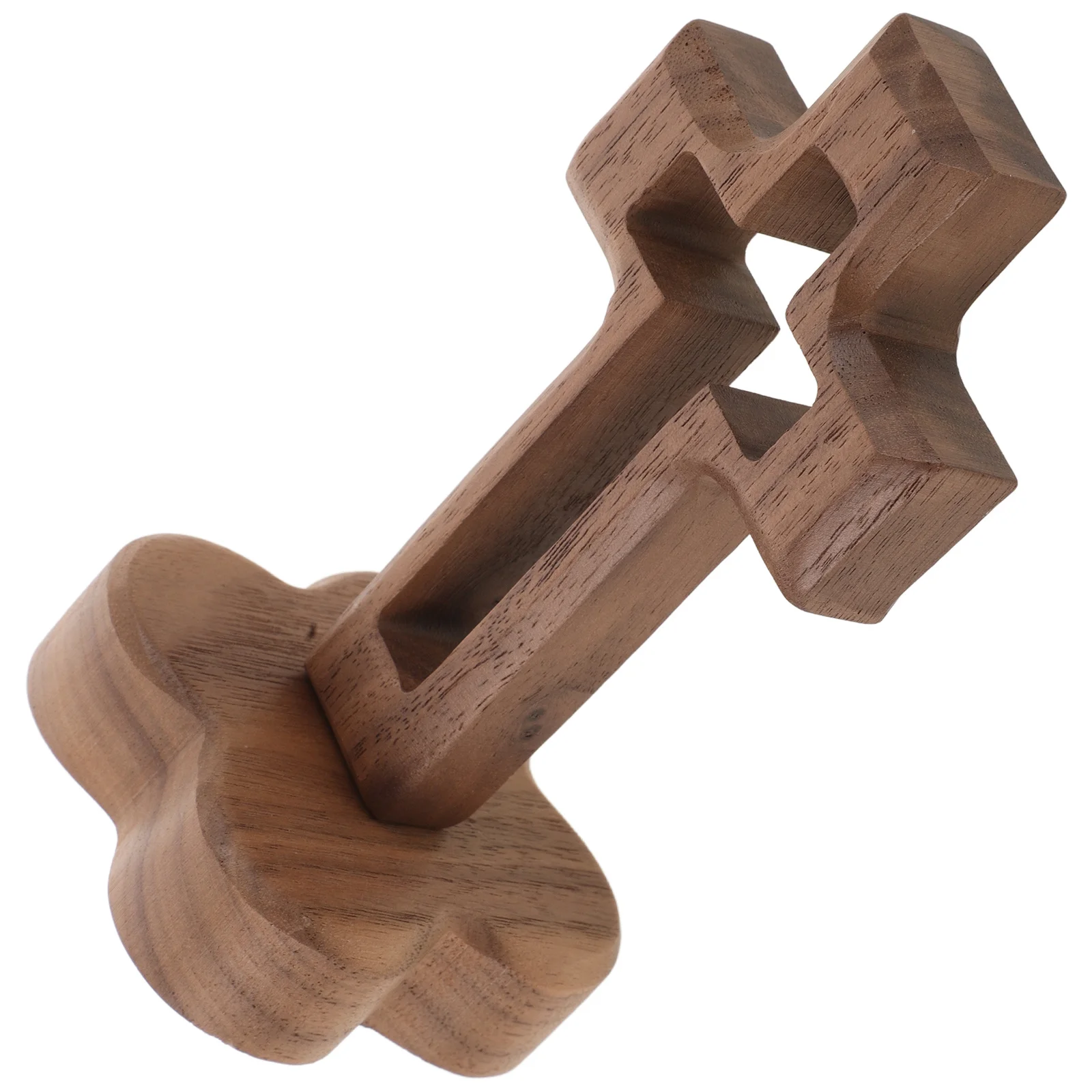 

Wooden Cross Decor Handcrafted Standing Cross For Home Church Office Table Christian Faith Ornament Desktop Religious Craft