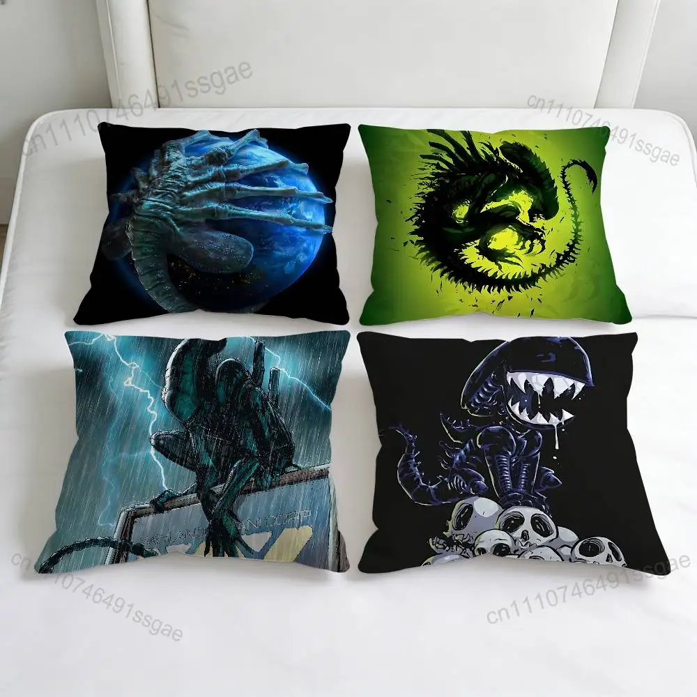 

Cool A-Alien E-Earth Fashion Square Pillow Case Durable Throw Pillow Cover for Sofa Couch Chair
