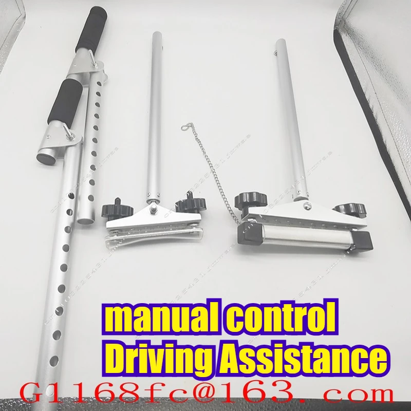 Portable Handicap Car Hand Controls, Disabled Driving Assist Brake Accelerator, Universal Adjustable Hand Drive System