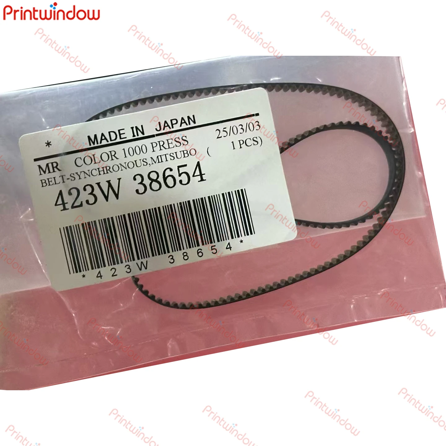 Original 423W38654 Rubber Toothed Belt (H-Tra 1 Belt) For Xerox Color 800 1000 800i 1000i Press
