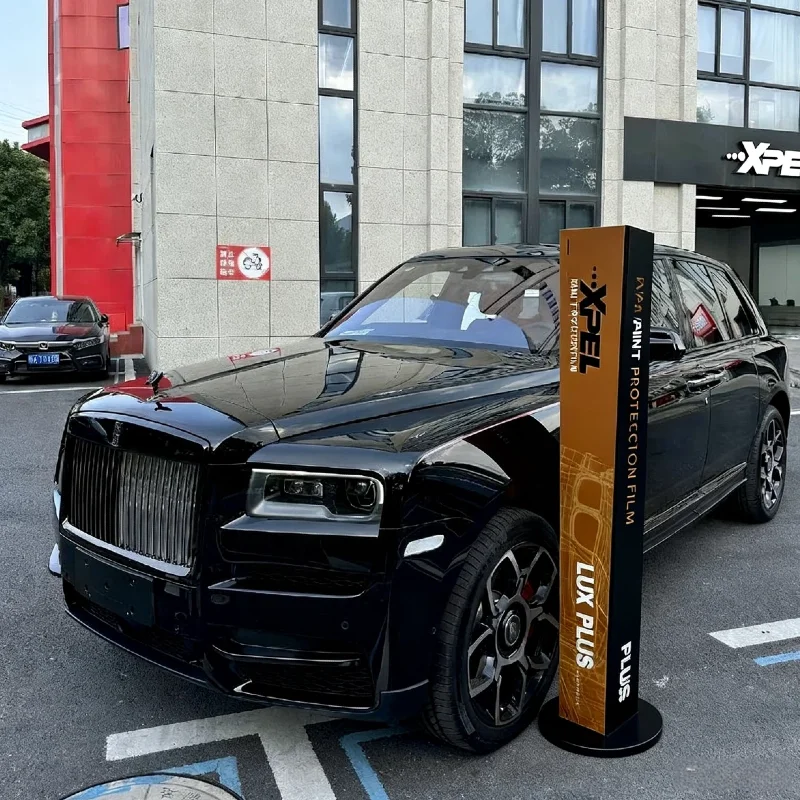 

XPEL ярко-черная защитная пленка для краски, гарантия 10 лет, высококачественный базовый материал из ТПУ, ярко-черный PPF, самовосстанавливающийся PPF