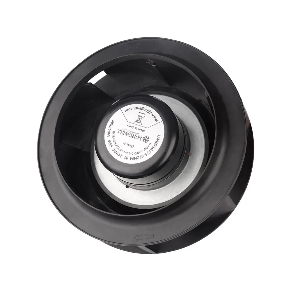 Ventilador centrífugo curvado para trás do motor 230v do CE de FANSEXPERT 175mm