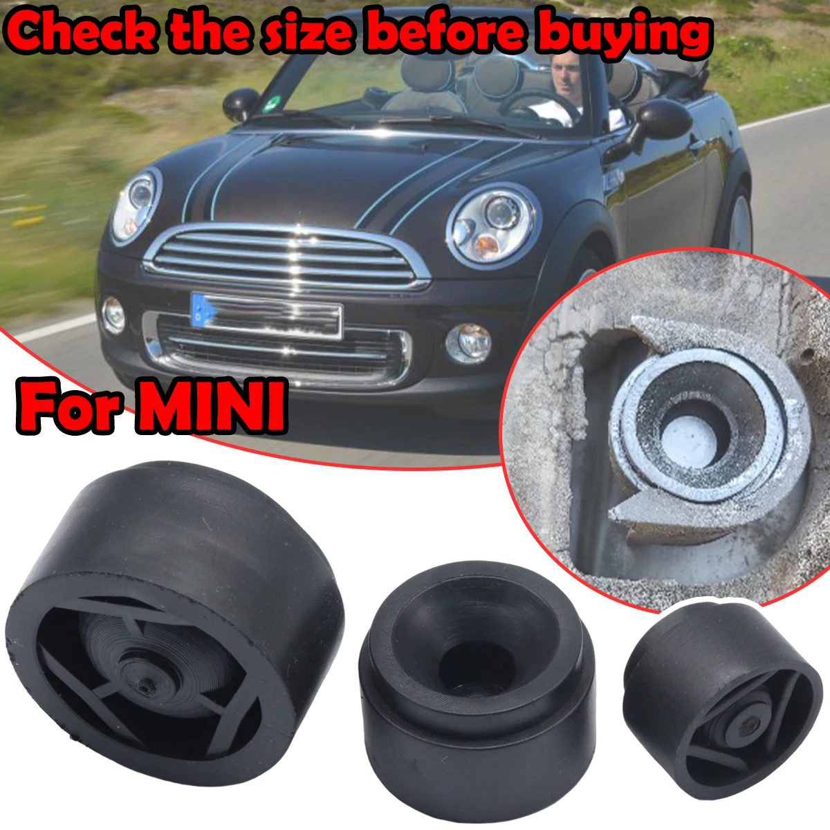

Car Engine Cover Mounting Clip For MINI R56 Clubman R55 Cabrio R57 Coupé R58 R59 R60 Push-on Connector Grommet Bushing Absorber