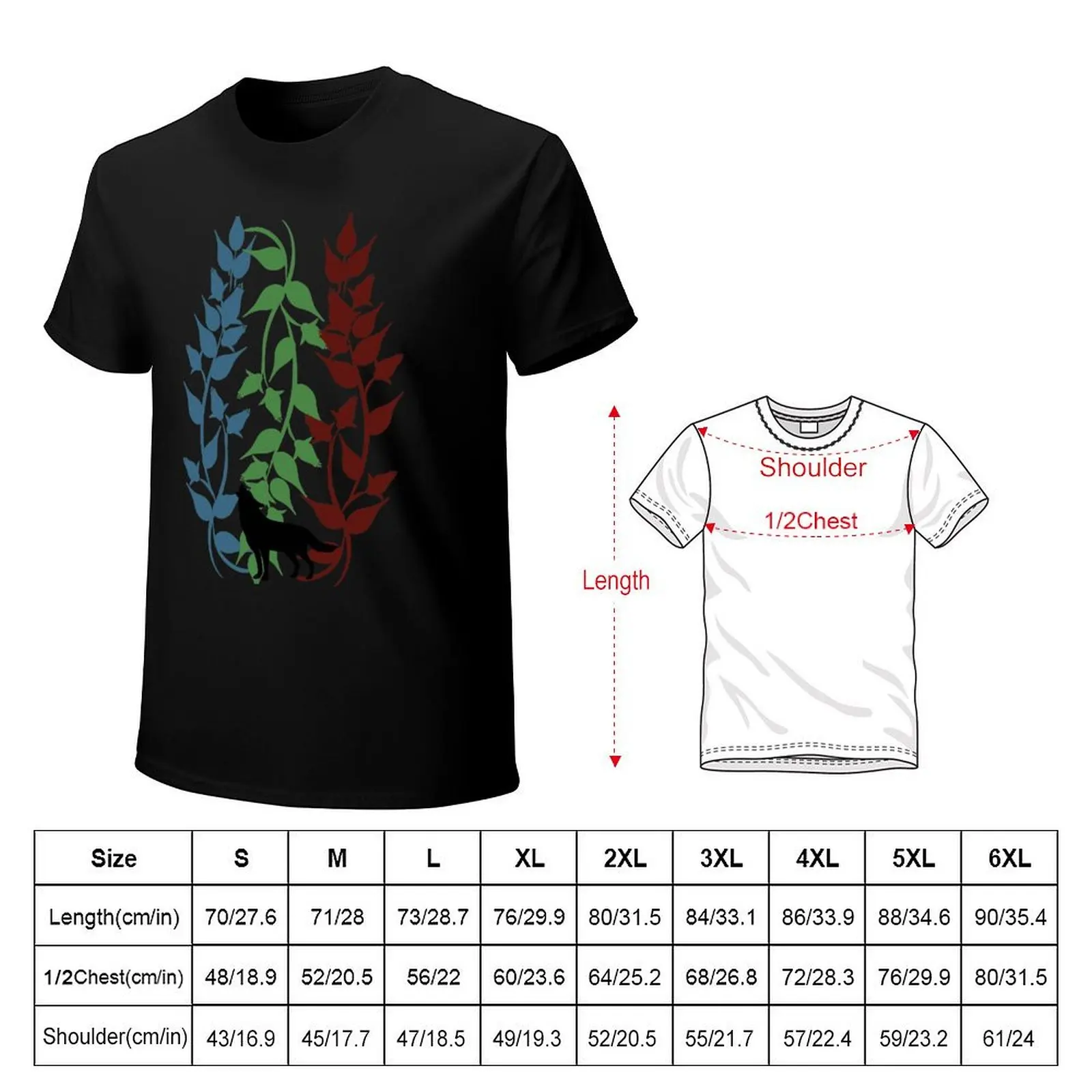The Wolves of Mercy Falls T-Shirt Big Size Crew Neck T-Shirt