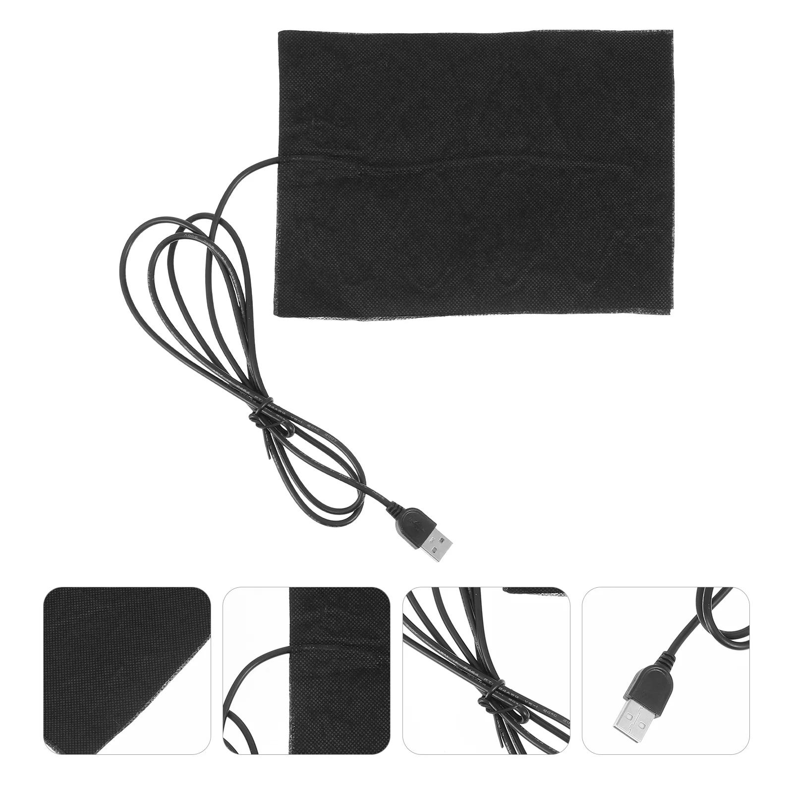 

USB Epoxy Resin Heat Pad Cotton Curing Mat Fast Heating Epoxy Bubble Buster Tool Heating Mat DIY Accessory Bubble Reducer