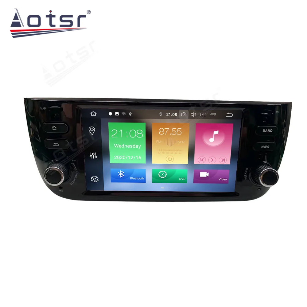 12.1 '' Android 13 Carplay For Fiat Punto/Linea 2012-2016 Gps Navigation Carplay Car Radio HD Touch screen Stereo Auto Head Unit