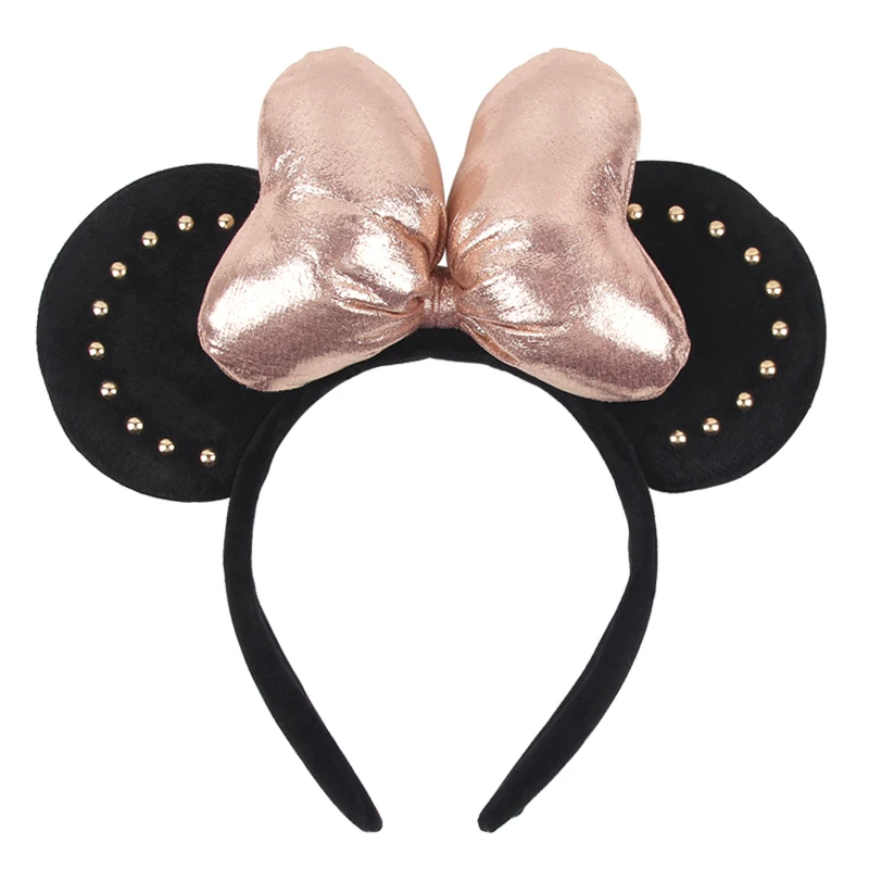 2023 Disney Muis Oren Hoofdband Voor Meisjes Volwassenen 5 ''Polka Dot Strik Haarband Festival Feest Reizen Diy Haaraccessoires