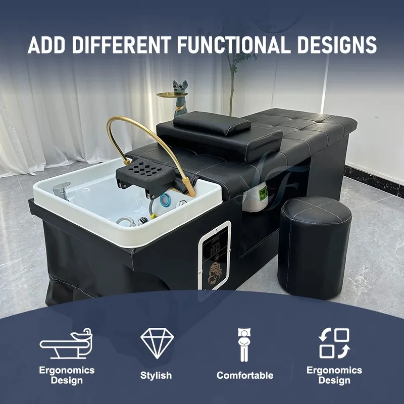 Factory Price Customizable Salon Shampoo Bed Luxury Thai Massage Hair Wash Station Professional Beauty Equipment Wholesale