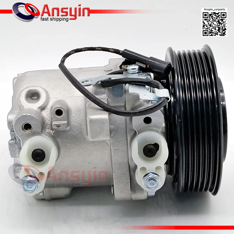 SV07E A/C Compressor for Kubota M126 M135 M6 Tractors 447280-3050 447280-3080 4472803050 4472803080 3P999-00620 3P99900620