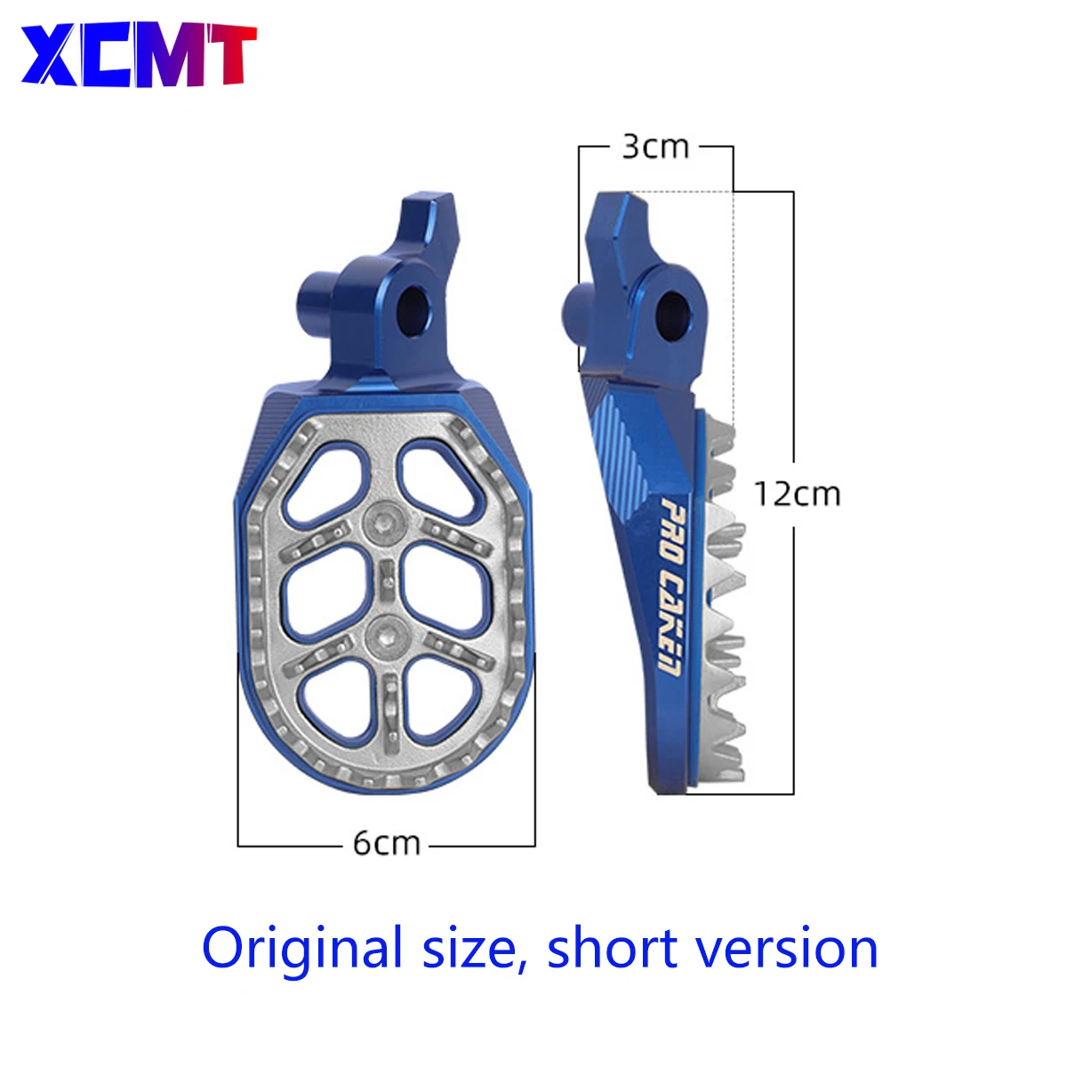 For Yamaha YZ450F 2023 Motorcycle CNC enlarged and lengthened double-layer aluminum alloy anti-skid pedal Suitable