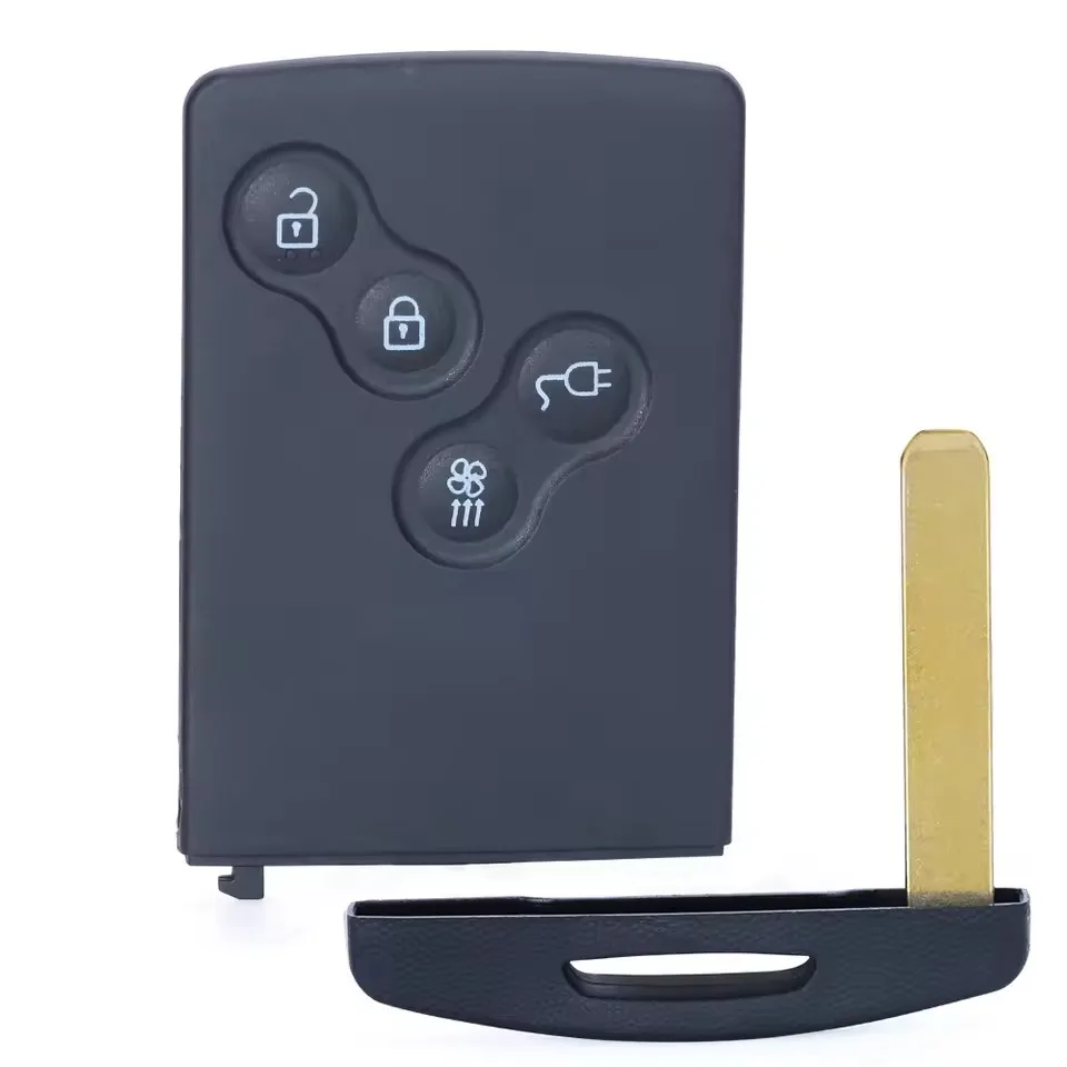 KEYECU 433MHz PCF7952A ID46 Chip For Renault Laguna III ZOE Fluence Grand Scenic Megane III Smart Card Remote Key 285975779R