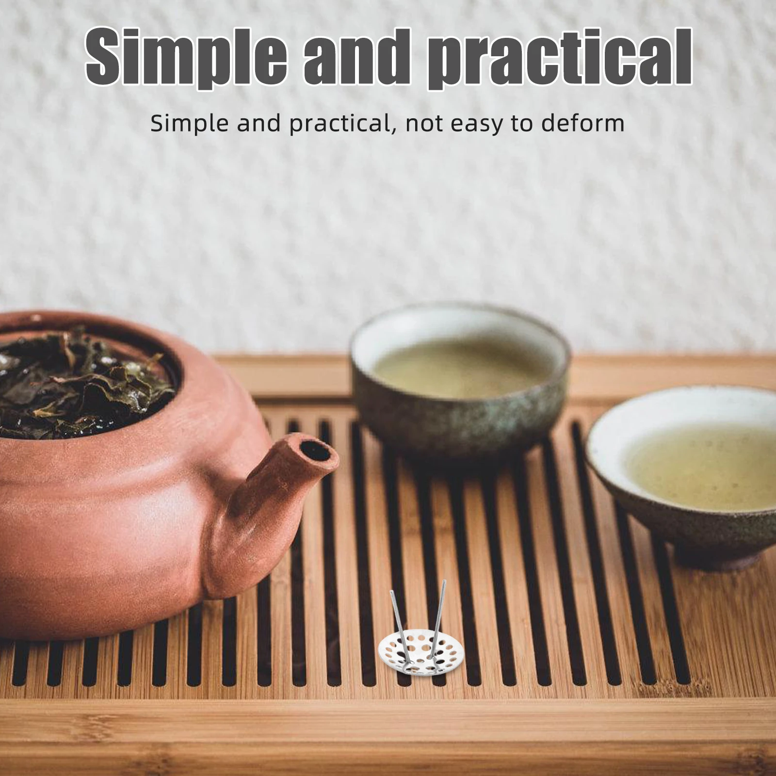 

2pcs Stainless Steel Teapot Spout Filter Heat Resistant Tea Strainer Ball For Loose Leaf Fine Mesh Metal Hanging Spring Design