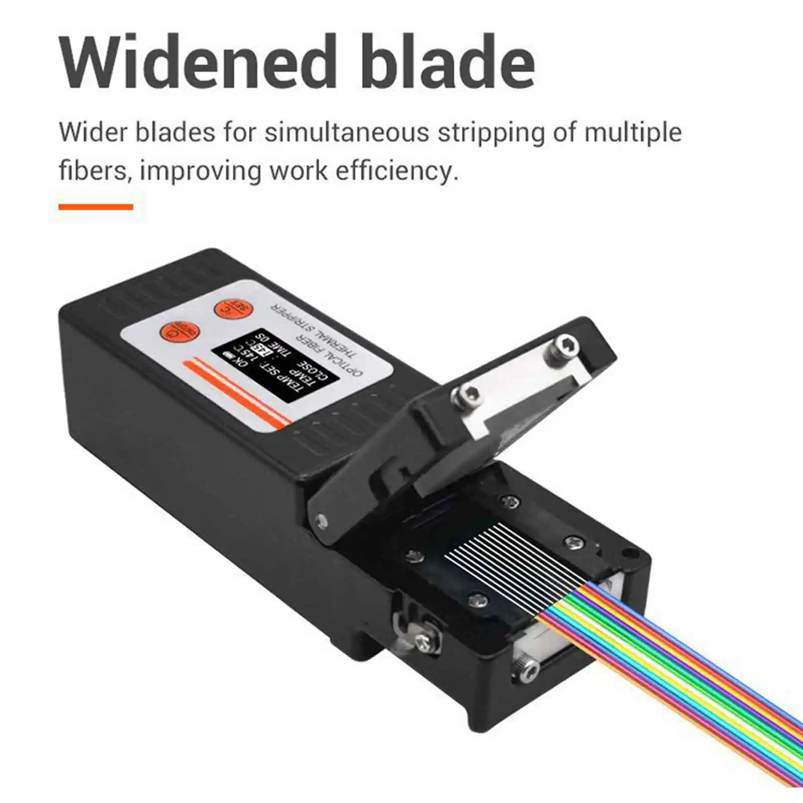 

Ручной термический стриппер для оптоволокна с ЖК-дисплеем для 48-жильных оптических волокон