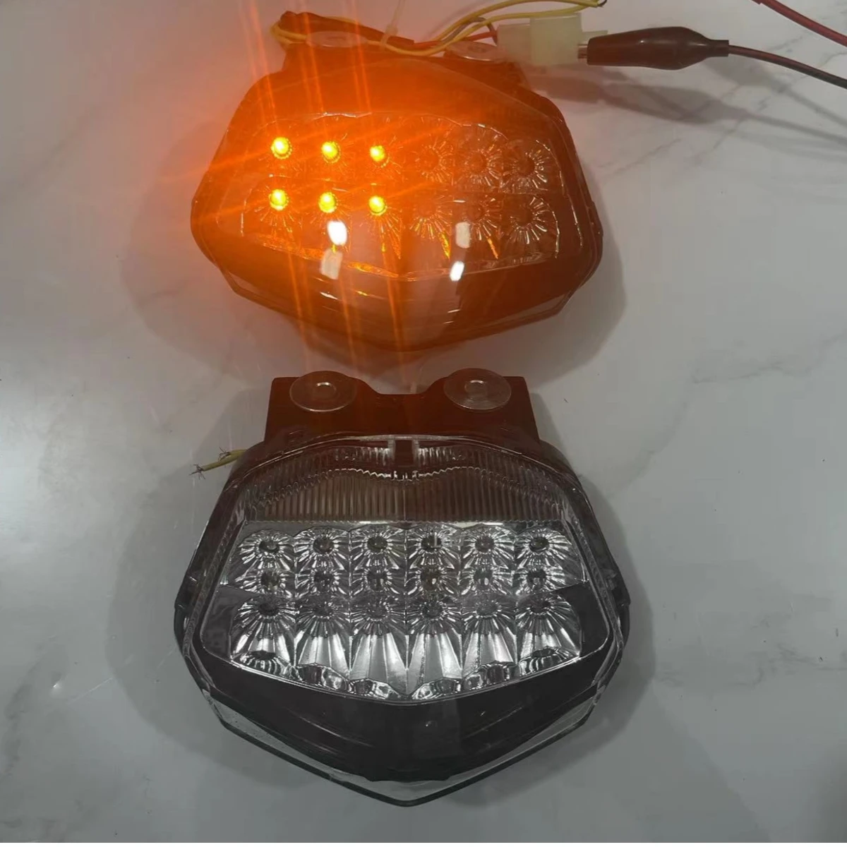LED Tail Light Integrated Turn Signal For Kawasaki NINJA ZX250R 2008-2012 2011 2010 2009 Motorcycle Accessories Rear Brake Light