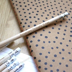 Personalized Pencil Engraved Wooden Pencils Wedding Gift Favors Baby Shower Party Customized Decoration Pen Free Make Souvenir