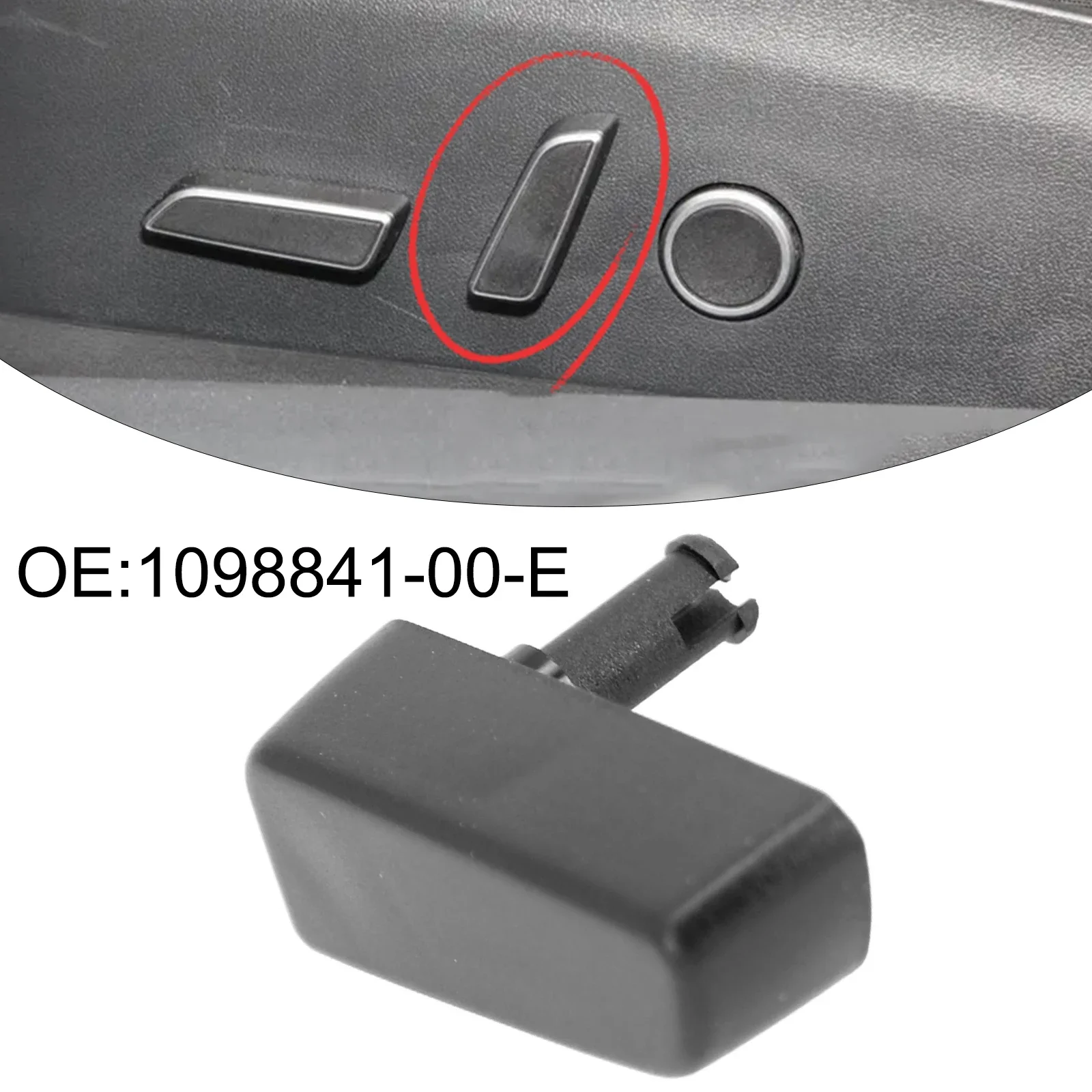 Car Switch Button Accessories Left-Hand Side Seats Parts Quick Installation Recliner Button For Tesla Model 3 2017-2020