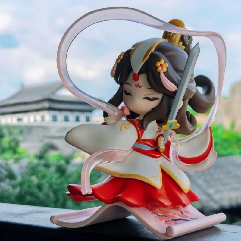 

В наличии, оригинальная официальная благословение AllForPlay Heaven Dan Qing Feng Hua, слепая коробка, аниме-фигурка TGCF, модель игрушки в подарок