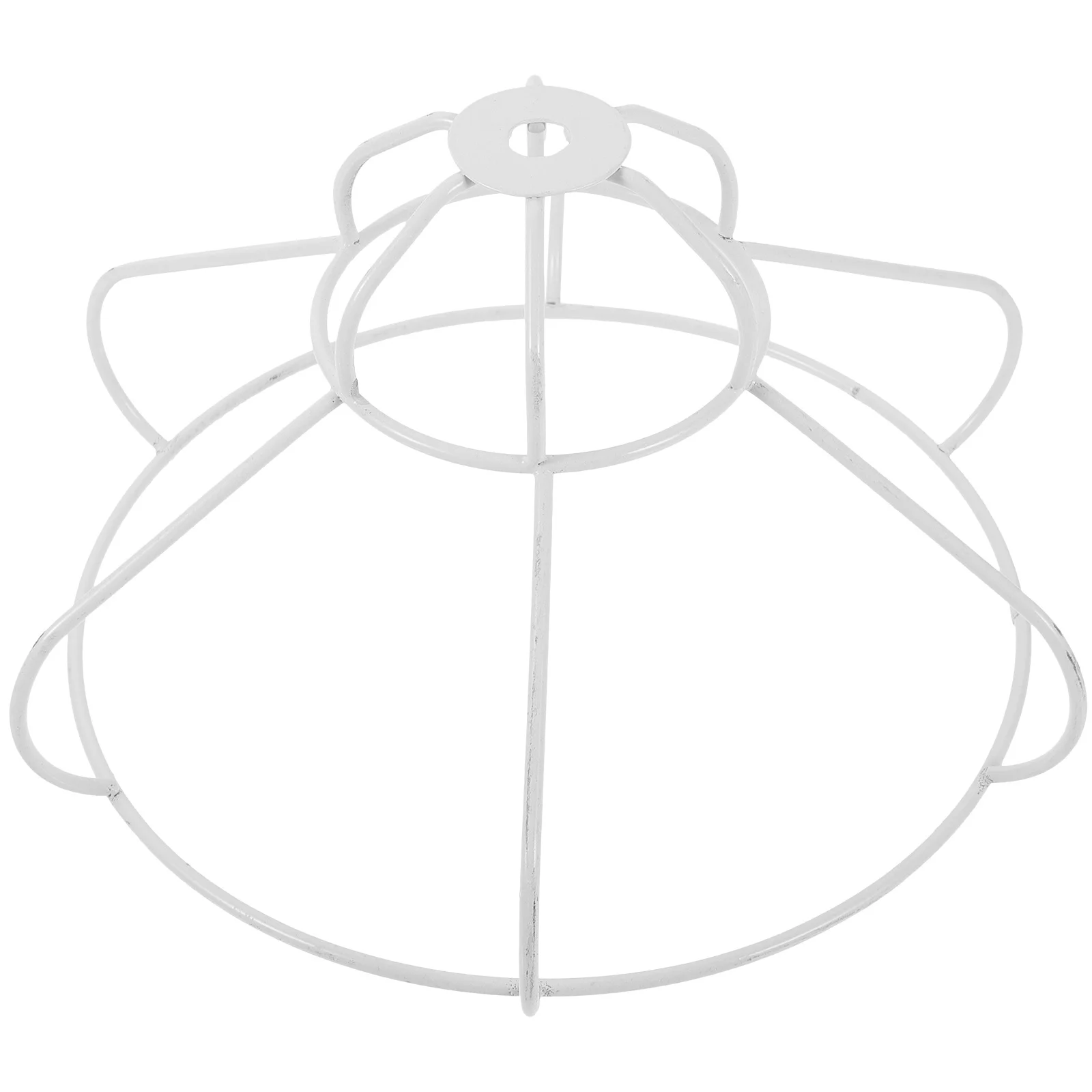 

Металлический каркас абажура Diy, клетка из железной проволоки для настольной лампы, настольный светильник, винтажный абажур, аксессуар для декора освещения