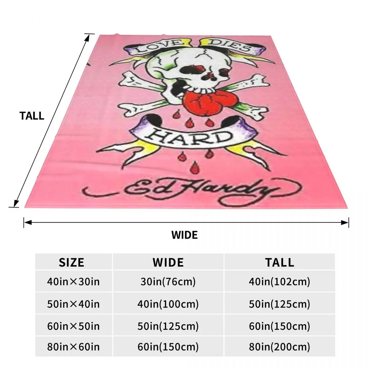 Louis Reproduces After Art Work Of Ed Hardy In 2023 Blankets Flannel Sofa Throw Blanket  for Home Bedroom Throws Bedspread Quilt