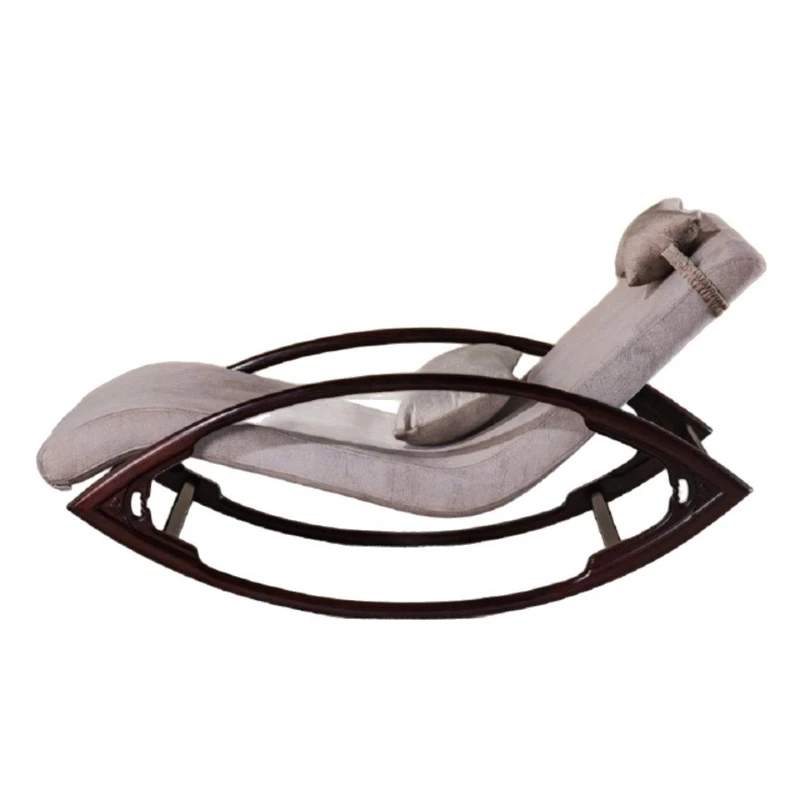 

New Chinese chair Living room rocking reclining chair Lazy rocking chair Outdoor