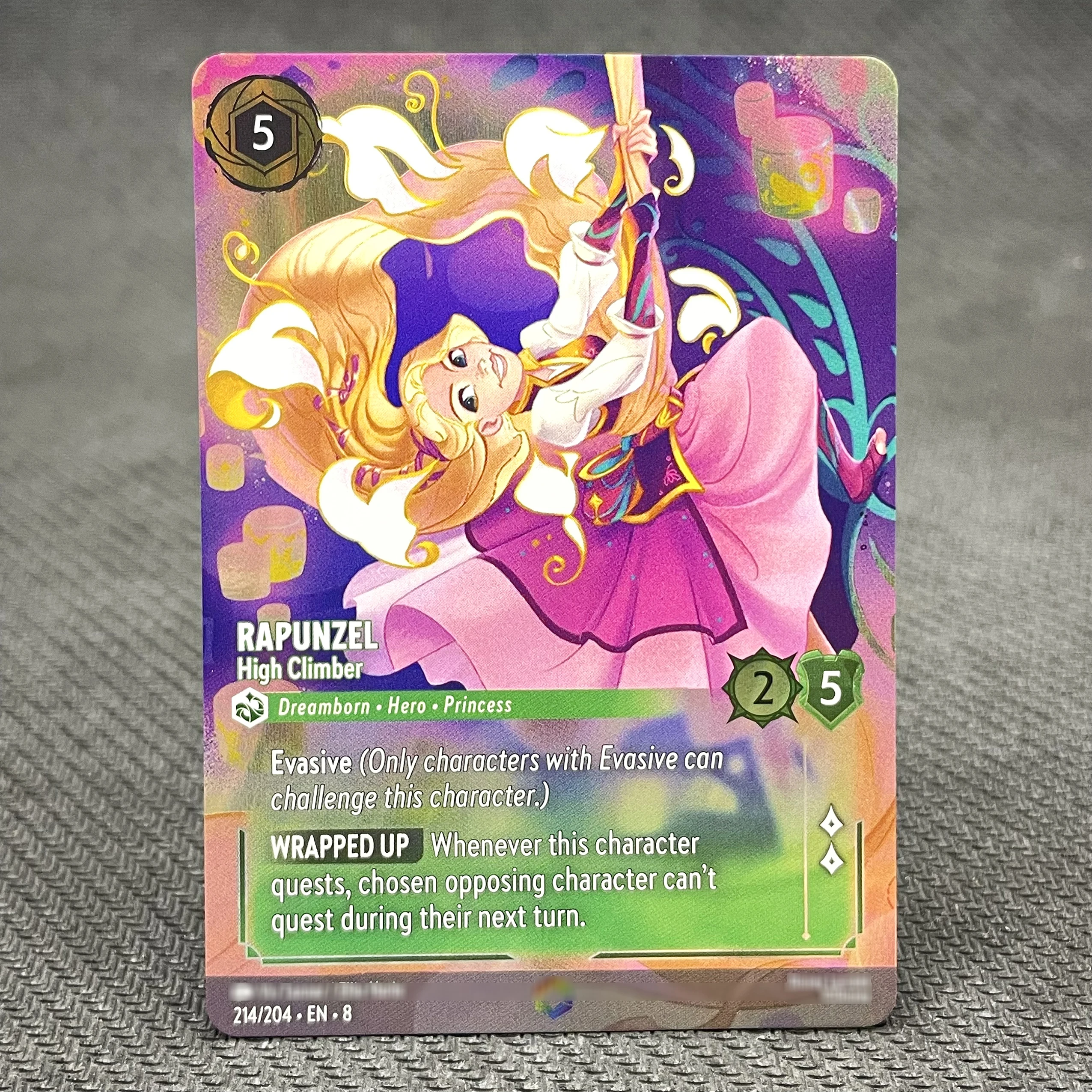 Lorcana Enchanted Chapter 8 Card Mother Gothel Into the Unknown Desperate Plan Captain Hook TCG Game Proxy Card