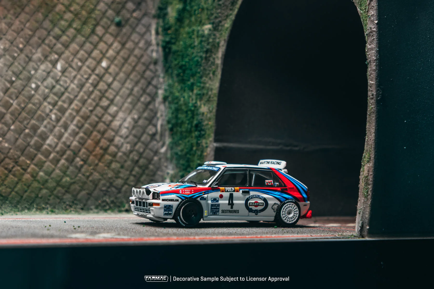**Pre-ordenar** TW Tarmac Works 1:64 Lancia Delta HF Integrale Monte Carlo Rally 1992 Winner, Modelo de Auto Fundido a Presión