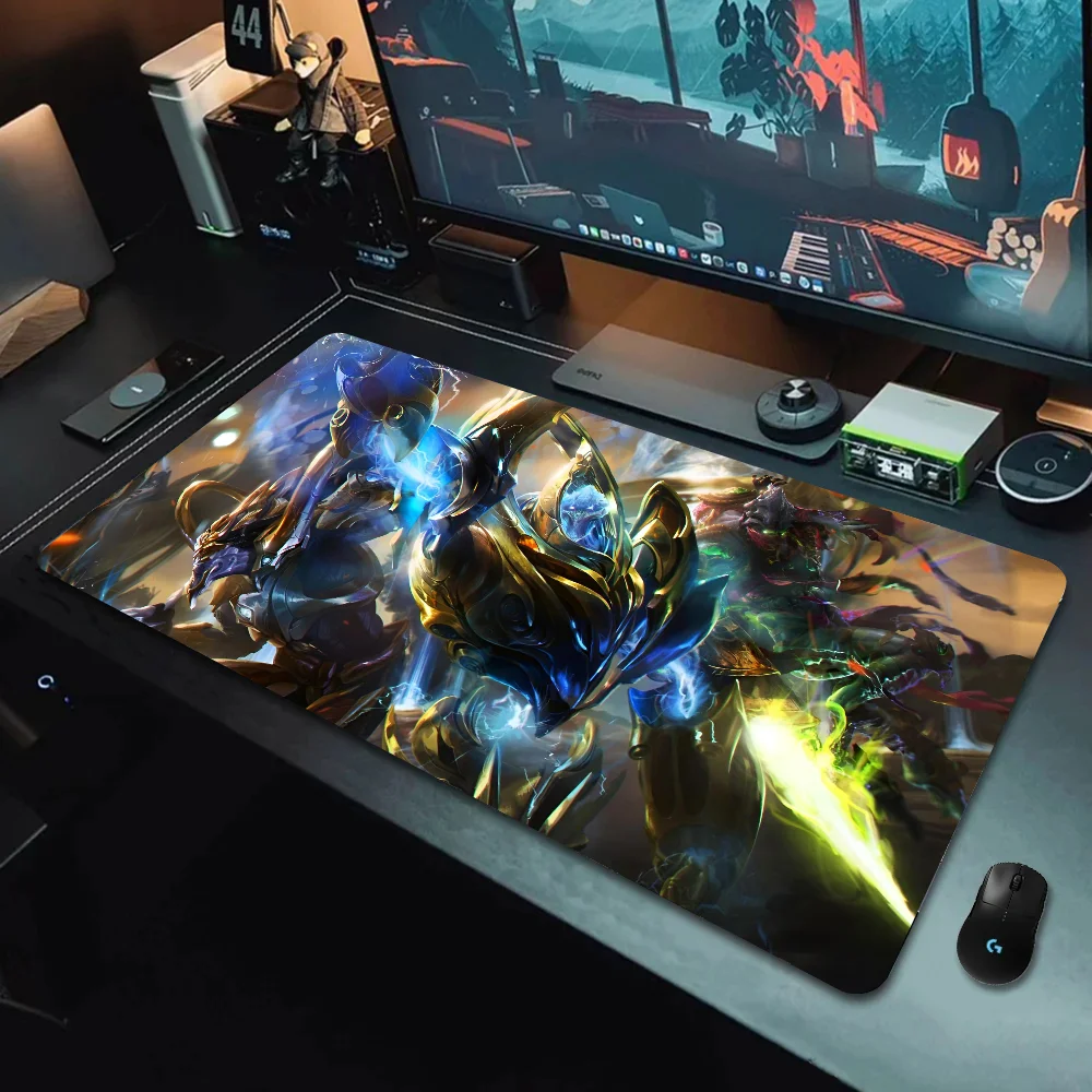 Starcraft 2 Protoss Mousepad Large Keyboard Desk Mat Gaming Mouse Pad LockEdge Edge Non-slip Mat