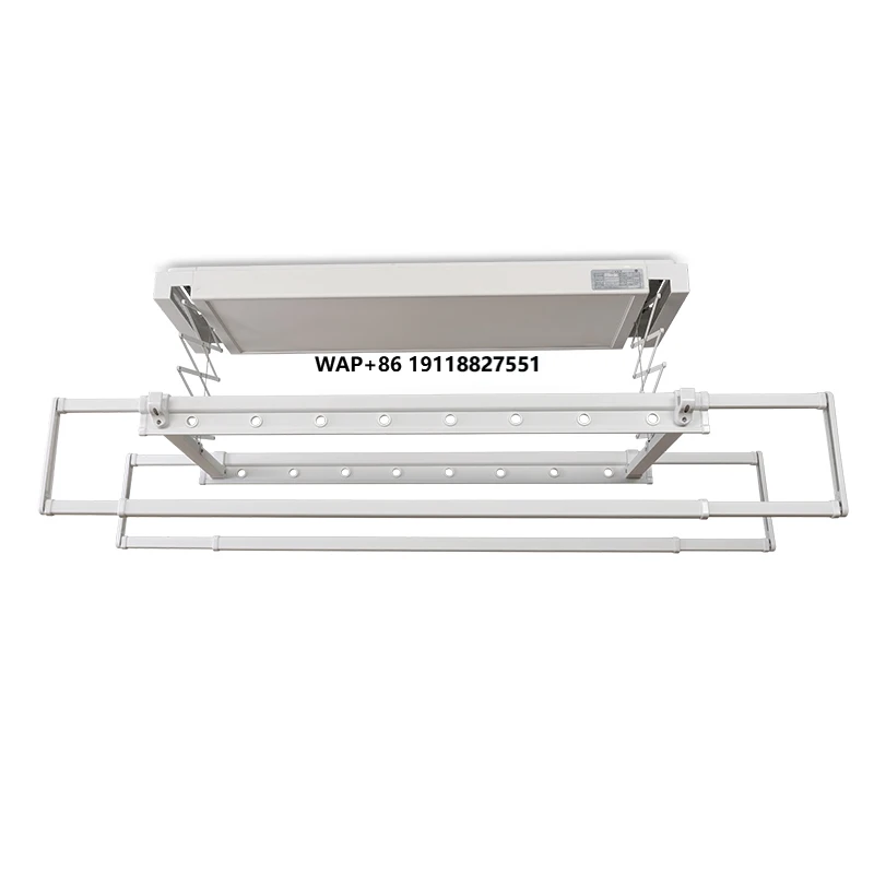 

Indoor Ceiling-Mounted Clothes Drying Rack with Voice Control Balcony Electric Hangers