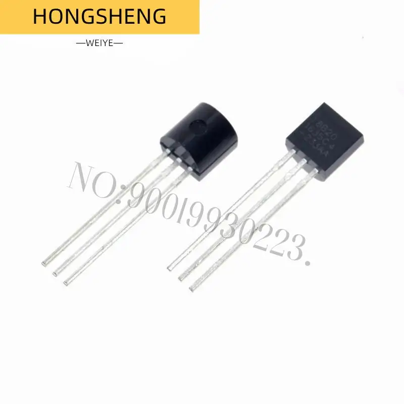 100% New 10pcs/lot  Sensor Electronic chip DS18B20 TO-92 18B20 chips Temperature Sensor IC 18b20 diy electronic