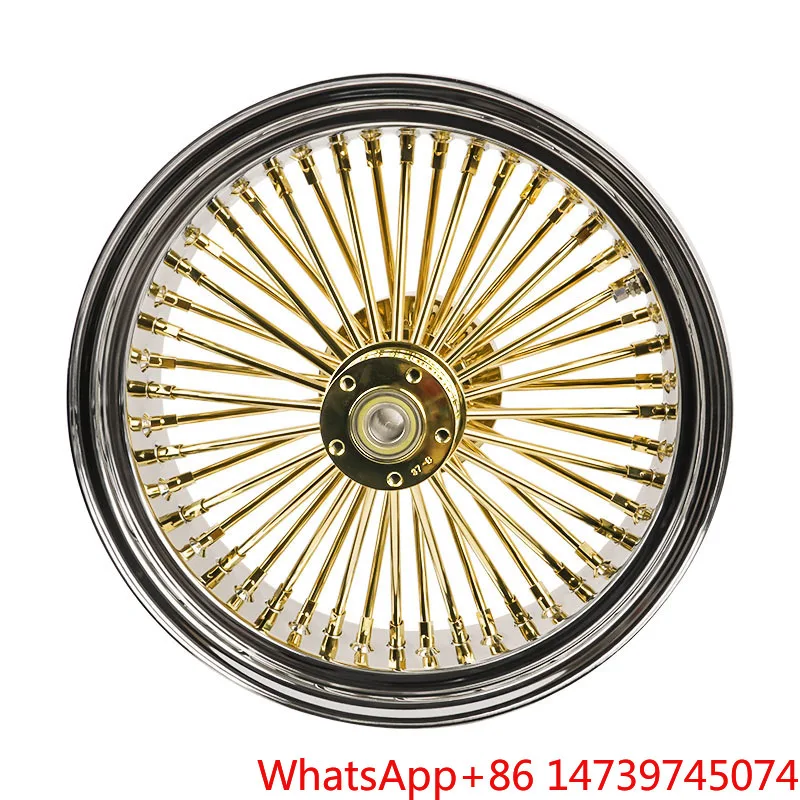 For Front &Rear Wheel In Golden Aluminum Alloy Motorcycle Wheels Rim AccessoriesZhang Xue Same‑Style Motorcycle Alloy Wheel Rim
