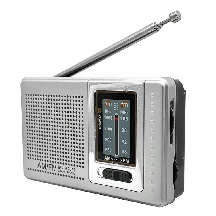 High Quality BC-R2011 AM FM Radio Pocket Mini Wide Reception Telescopic Antenna Portable Radio Player