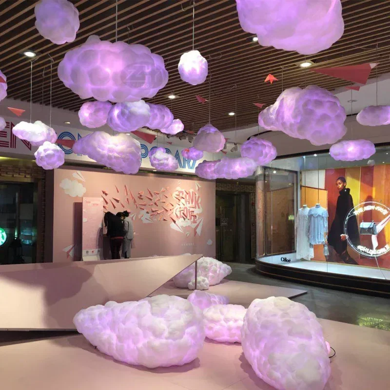 

Cloud Lamp Ceiling chandelier Bedroom Decorative Chandelier Cotton led lights Pendant Light Lamps for Living room decoration