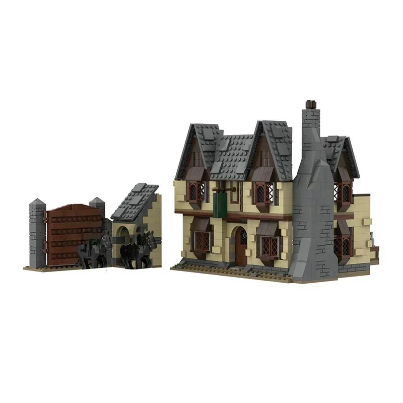 Kerst Magische Ringen Film Model Moc Bouwstenen De Prancing Pony Technologie Modulaire Blokken Geschenken Speelgoed DIY Sets Montage