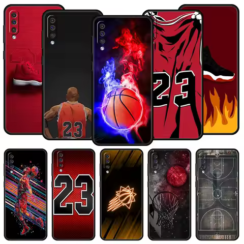 Phone Case For Samsung Galaxy A16 A14 A12 A54 A52 A50 A22 A06 A04s A02s A32 A10s A72 A70 A30 A34 Cover Basketball Basket Sports